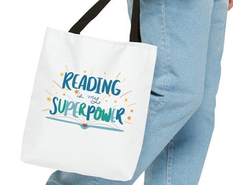 Library Bag for kids, Book Bag Birthday gift, Library Card, Book Gift Idea, Kids Room, tote bag, bookbag, reading, homeschool mom large tote