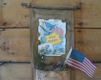 Primitive Patriotic Wall Hanger