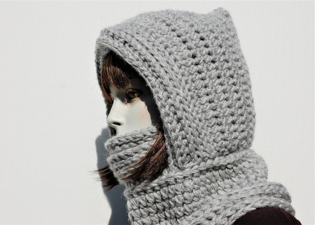Cowl With Hood : Easy Crochet Hooded Cowl Free Pattern – HEQXD