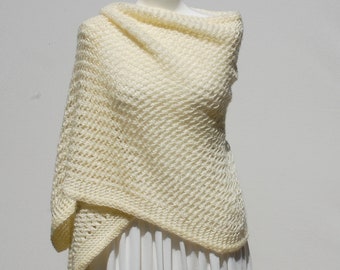 Bridal cover up, Shawl for bridesmaid, Knit lace shawl, Hand knitted shawl, Shawl knit, Woolen shawls
