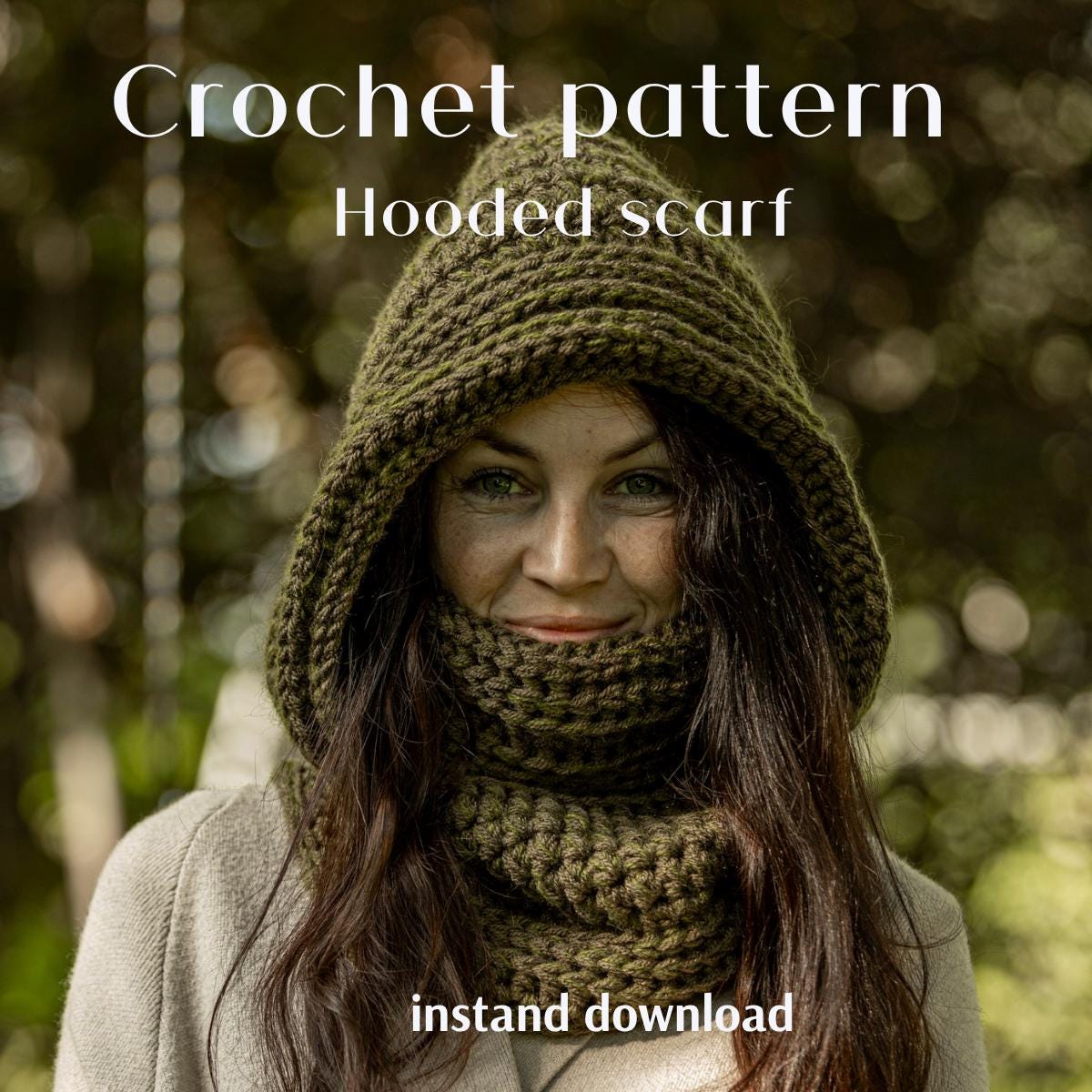 31 Scoodie Crochet Patterns: Create Cozy and Stylish Winter Accessories 6 Crochet Hooded Scarf