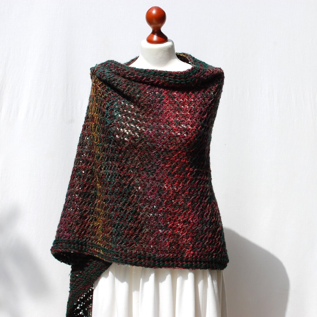 handknit shawl