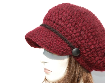 Oversize Newsboy Cap - Etsy