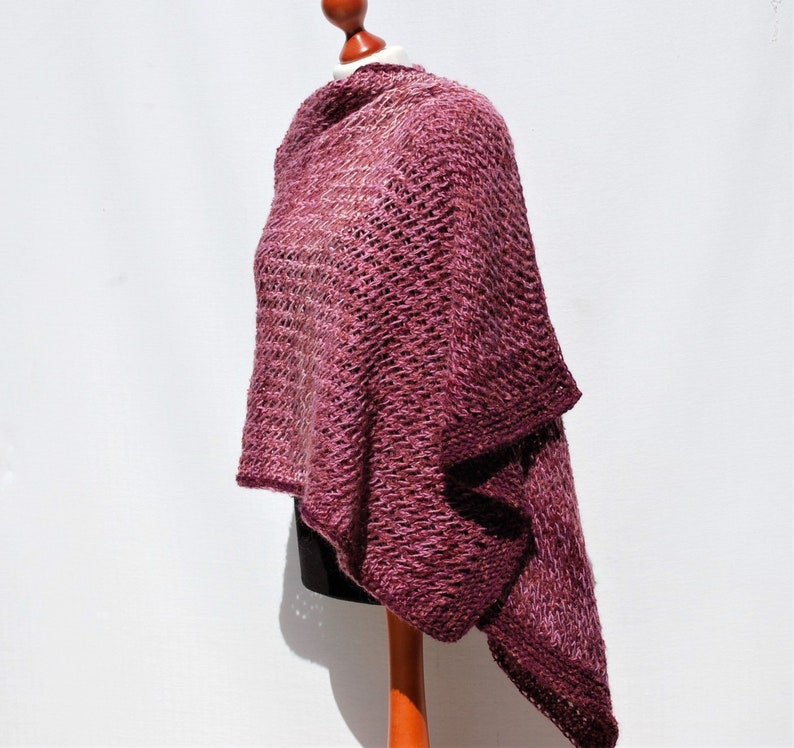 Knit Mohair Shawl Summer Blanket Scarf Knit Lace Shawl Knit Etsy