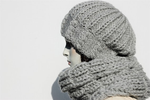 1 Pezzo Cappello Di Peluche Per Donne, Combo Cappello Sciarpa Invernale/autunnale, Spessa , Antivento E Calda, Set Di Cappelli A Maglia | SHEIN ALIA