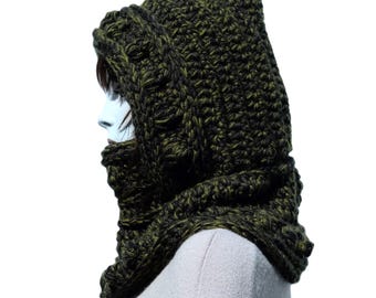 Chic Winter Hooded Infinity Scarf for Ultimate Warmth and Comfort