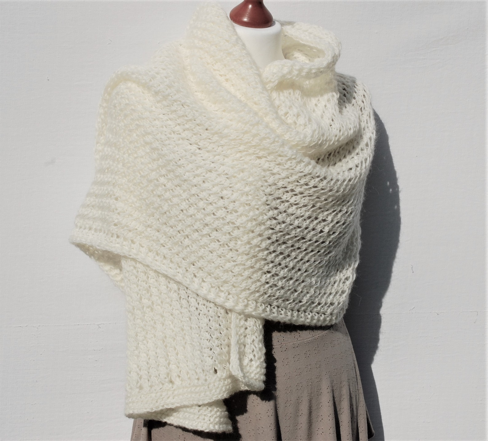 Knit Mohair Shawl Summer Blanket Scarf Knit Lace Shawl Knit Etsy