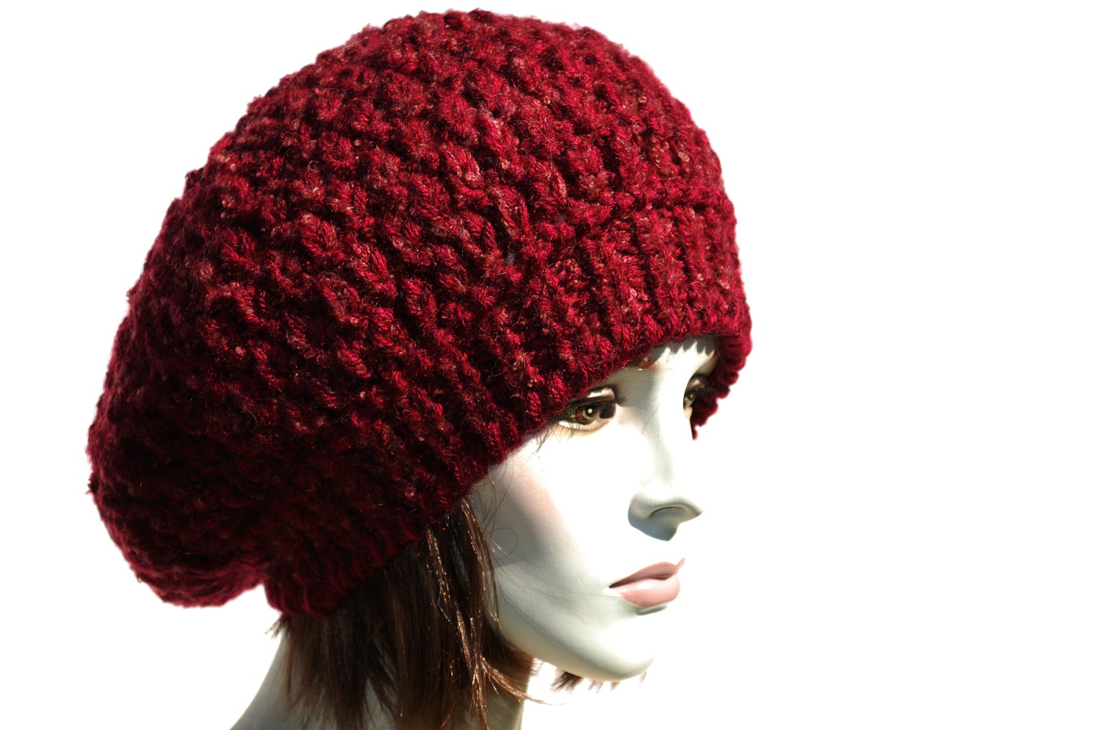 Beret Hats for Women womens Knit Beret cable Knit Hat mustard Etsy