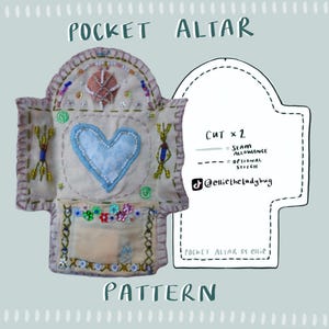Patrón e instrucciones para el altar de bolsillo