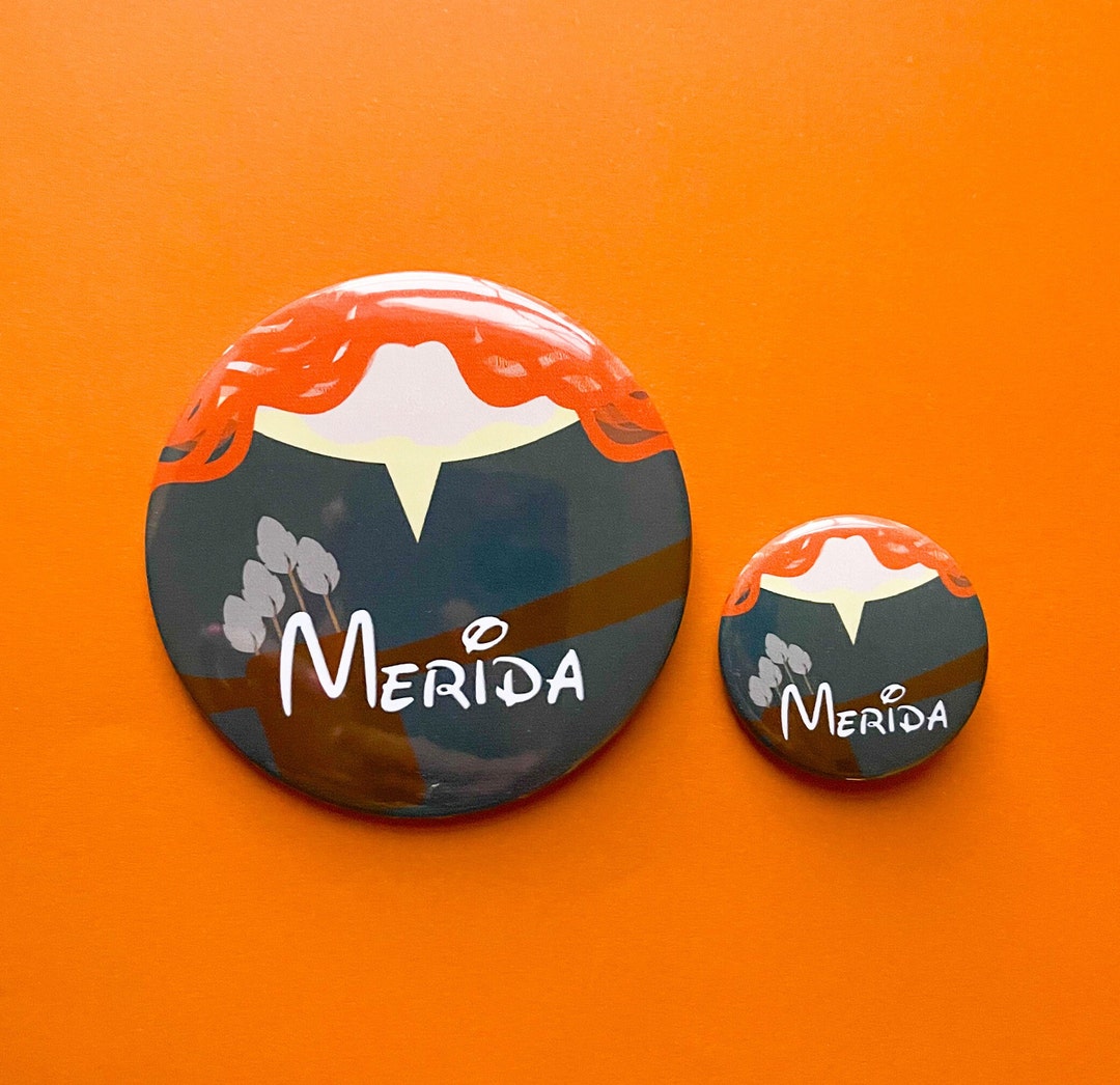 Merida Pin Merida Pin Back Button Set - Etsy