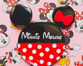Minnie ear button