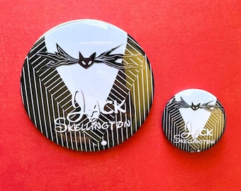 Jack Skellington Inspired 3" Button