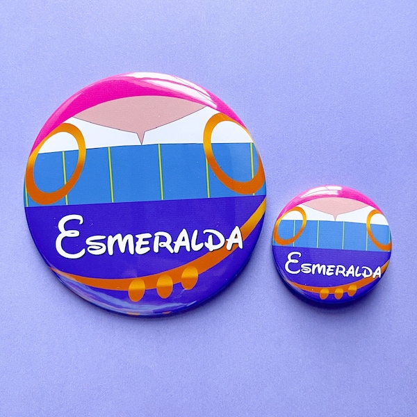 Esmeralda pin back button set