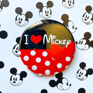 I love Minnie button