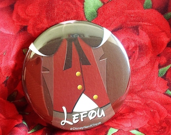 Lefou 3" Beauty & Beast inspired button