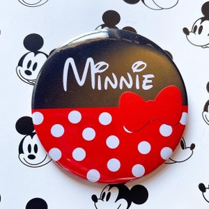 Minnie Mouse 3” pinback Button