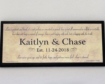 wedding scripture etsy