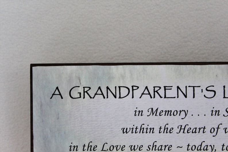Loss of Grandparent Sympathy Gift Grandma Memorial In Etsy