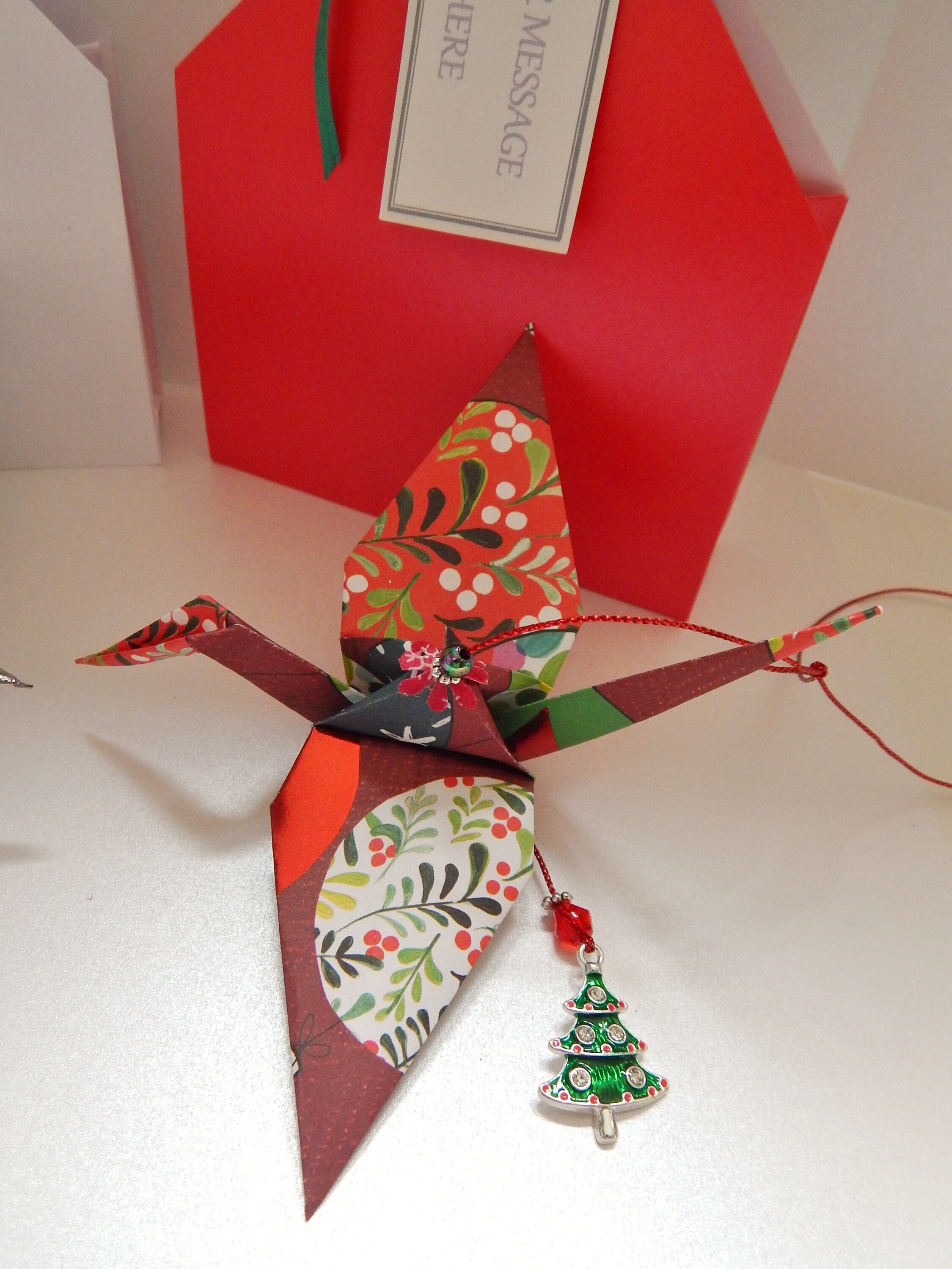 Christmas Crane Decoration Ornament Gift Packaged Overseas Etsy