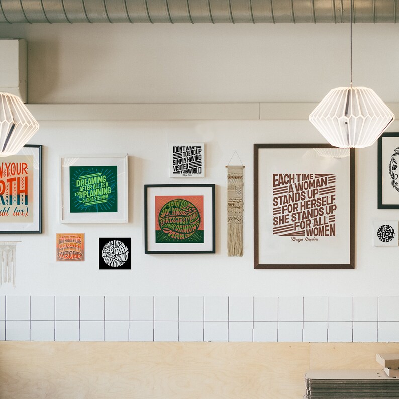 Big Lebowski Opinion Quote, Quote Prints, Movie Quote Decor, Retro Wall