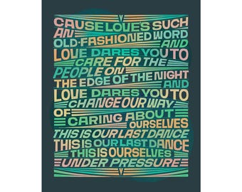 PRINT: Under Pressure Matte Vertical Posters