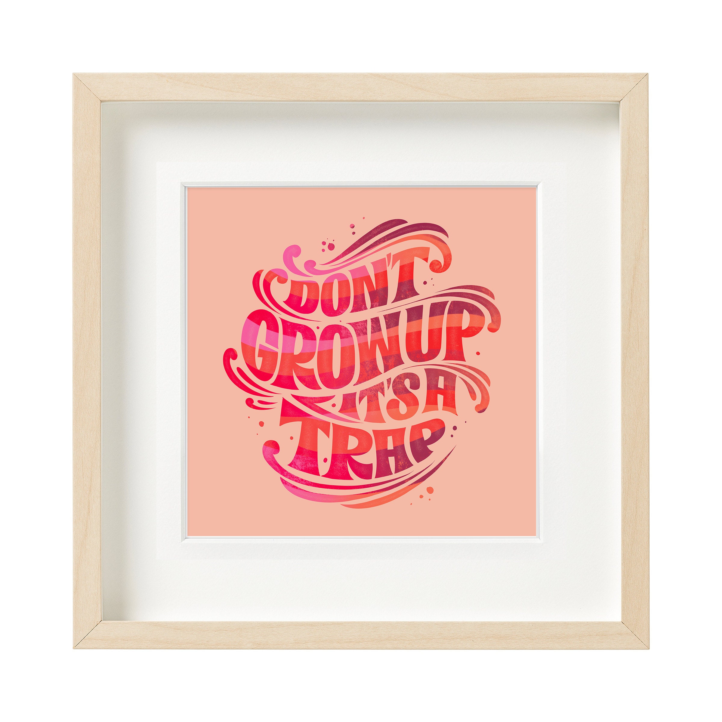 Girls Room Printable, Girls Room Decor, Pink Wall Art, Hand Lettering ...