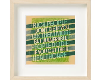 Tax the Rich Wall Decor (Digital Download)