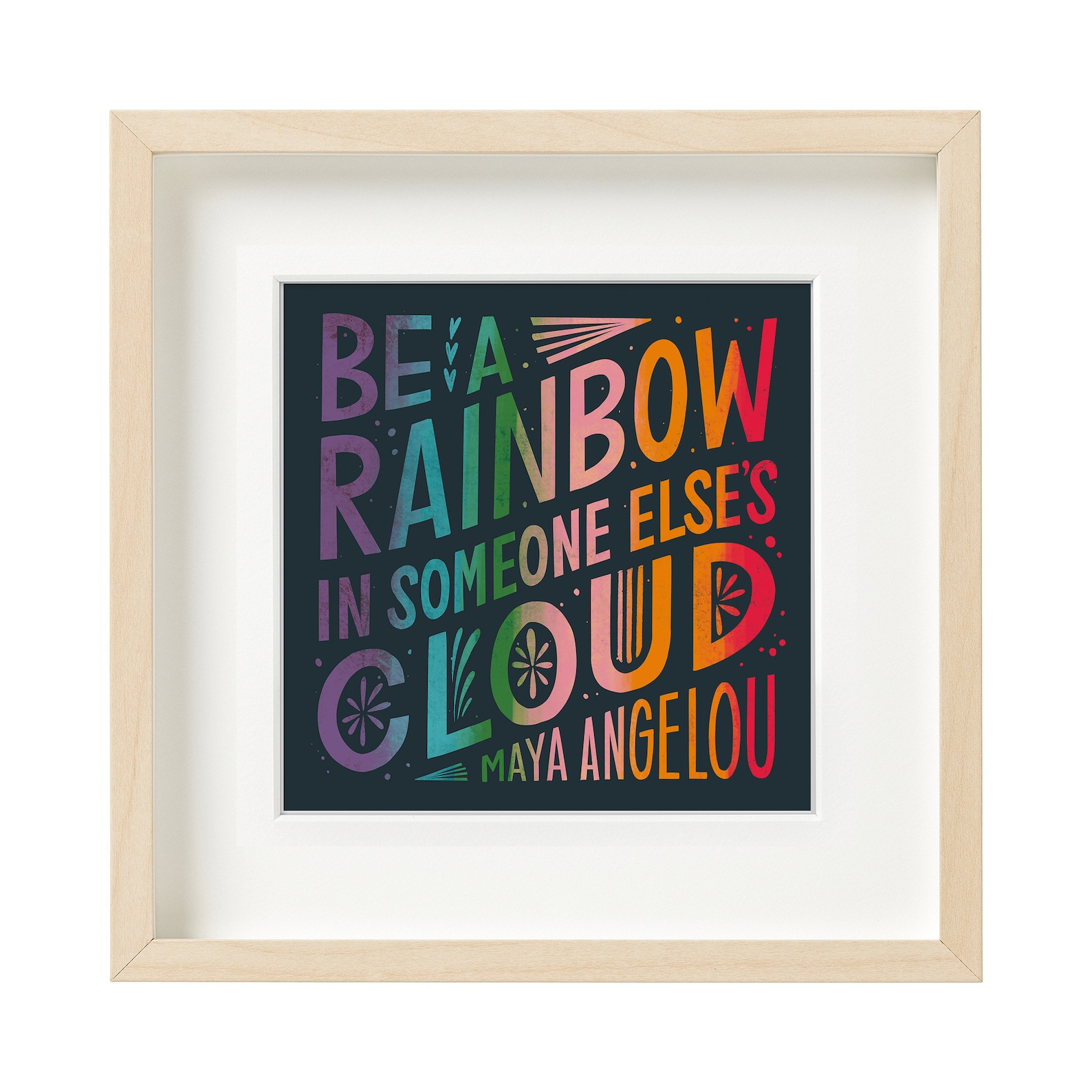 Maya Angelou Quote Wall Art Kids Room Wall Decor Nursery - Etsy