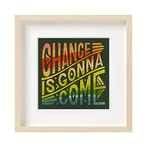 Inspirational Quotes Wall Art, Civil Rights Art, Colorful Wall Decor, Typography Wall Art, Typographic Print, Social Justice Art