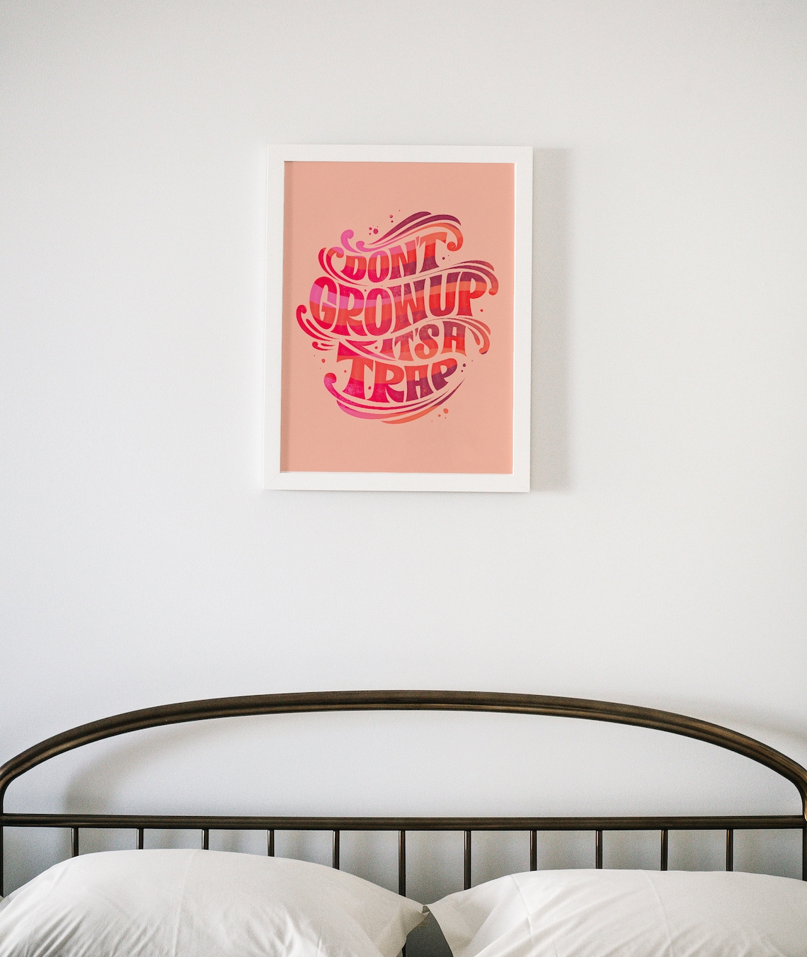 Girls Room Printable Girls Room Decor Pink Wall Art Hand - Etsy