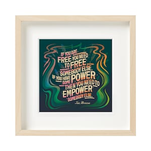 Toni Morrison Freedom Quote, Printable Wall Art, Typographic Poster, Quote Wall Decor, Colorful Wall Art, Inspirational, Empowering Quote