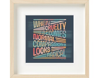 Radical Compassion Wall Decor (Digital Download)