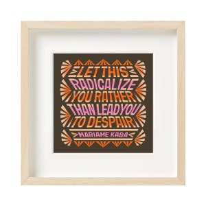 Mariame Kaba, Colorful Wall Art, Activist Art, Social Justice, Women Quotes Decor, Feminist Art, Empowered Women, Hand Drawn Printable