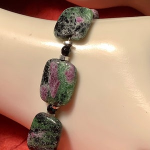 Ruby in Zoisite Gemstone Bracelet