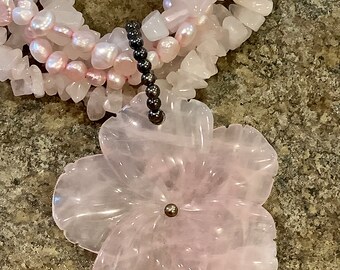 Collana Rajola - Candy - Multifilo - Quarzo Rosa - Madreperla - 544252 - Foto 9