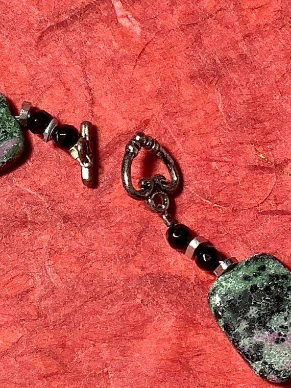 Ruby in Zoisite Gemstone Bracelet - image 4