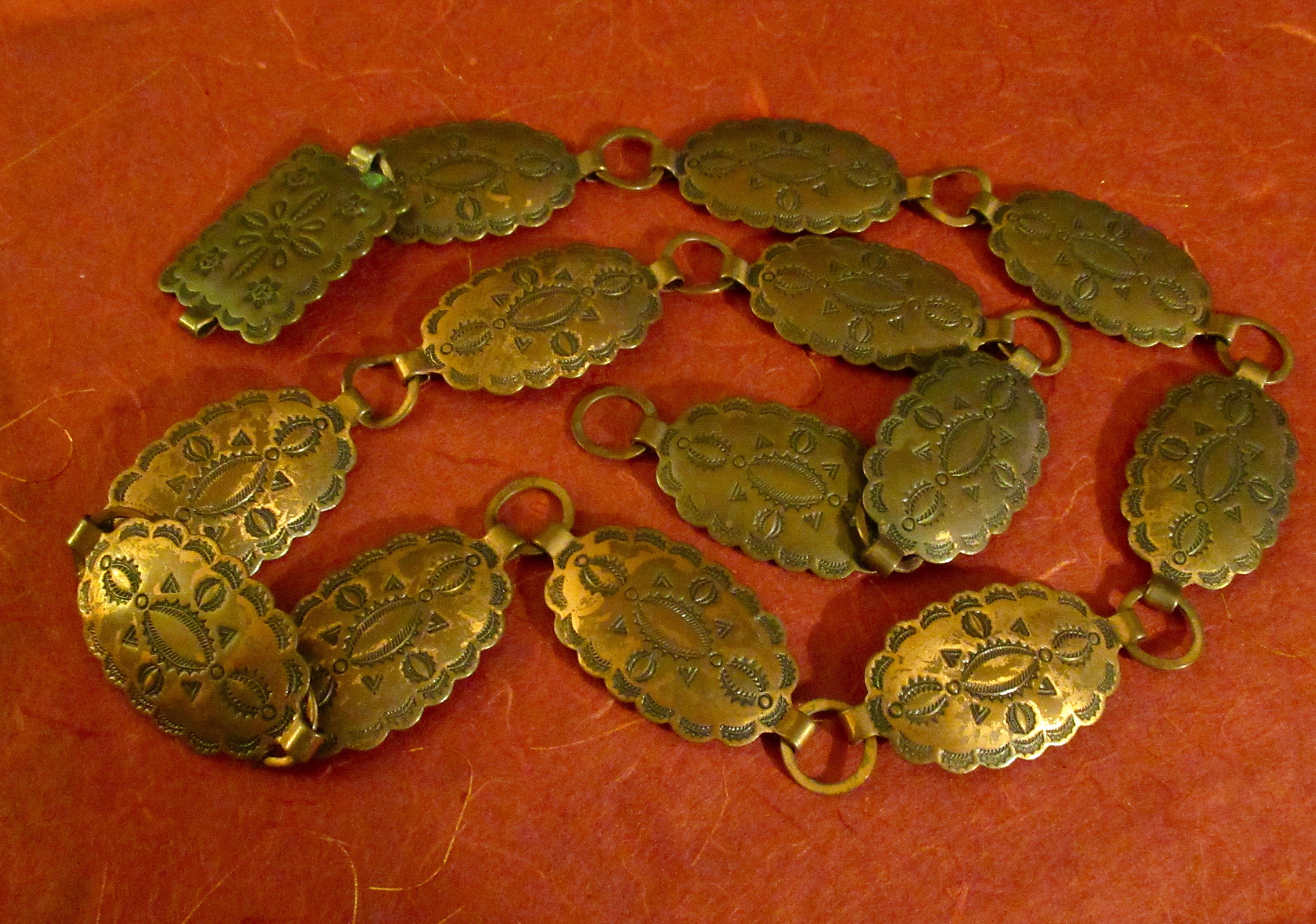 Handmade, hand crafted Antiqued Copper, Bronze  Concho Belt Genuine Copper Concho Belt - Etsy main image 3