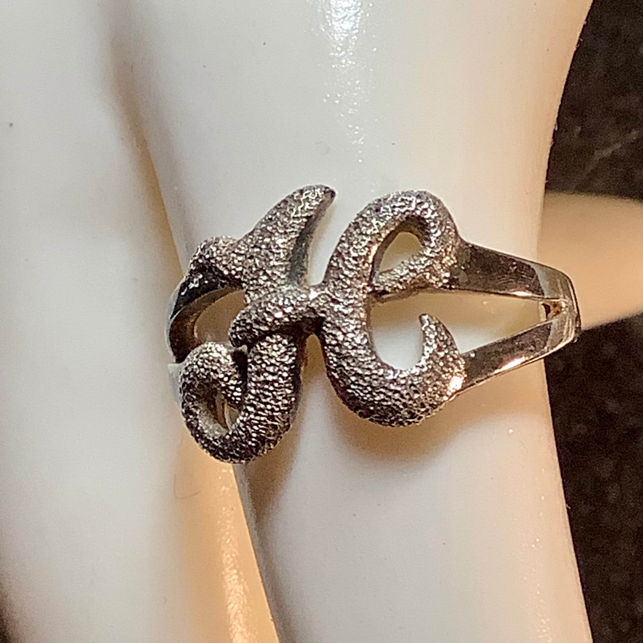 925 Sterling Silver Bujukan Diamond Initial H Signet Ring | Shop 925 Silver  Bujukan Rings | Gabriel & Co