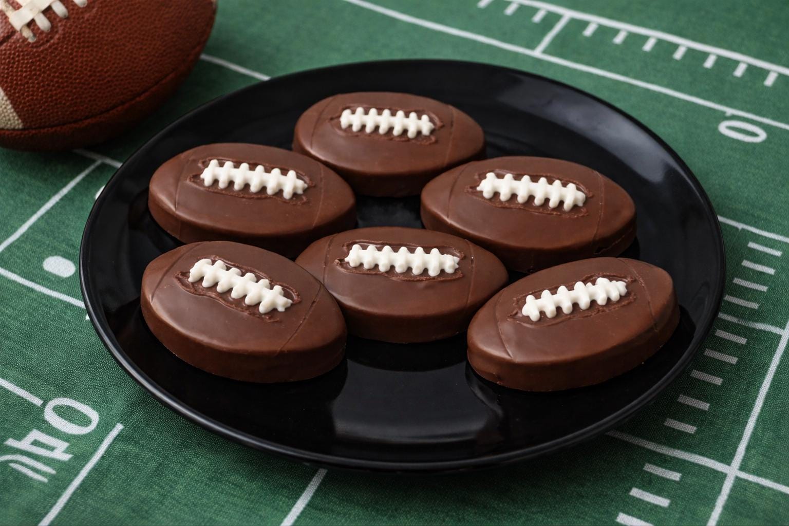 12 Football Themed Chocolate Oreos | Game Day Treats | Super Bowl Party ...