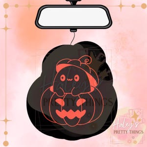 Silikonform Geist im Kürbis für Auto-Freshie