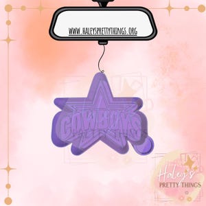 Cowboys Silicone Mold for Car Freshie