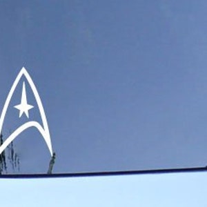Two (2) Star Trek Federation Vinyl Sticker Decals Free Shipping