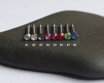 Tiny nose stud discreet nose stud nose piercing nose stud body jewellery nose jewellery nose stud boho nose stud crystal nose stud,Christmas