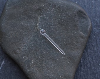 BOGOF 18g Clear Acrylic Nose Stud Retainer Hidden Nose stud clear nose stud clear nose ring piercing retainer