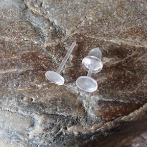 BOGOF Retainer stud, retainer piercing, clear nose stud, clear body jewellery, piercing retainer, acrylic piercing stud, hidden piercing
