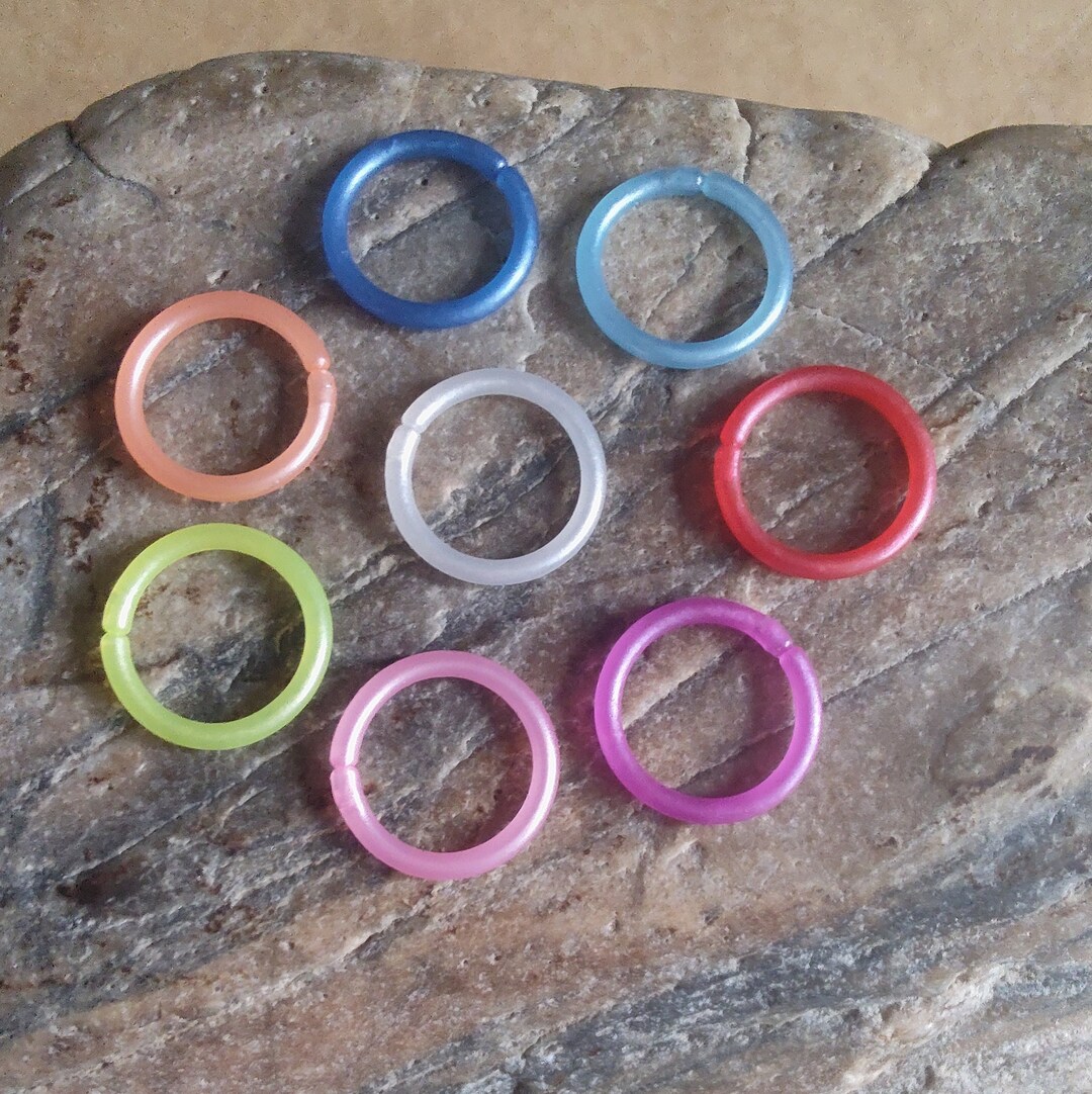 16g Piercing Retainer, Colourful Bio Flex, Colourful Nose Ring