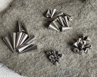 Bumper Pack 40 pieces 16g or 14g Replacement barbell spikes, replacement barbell cones, spare barbell spikes,16g spikes, barbell spikes,