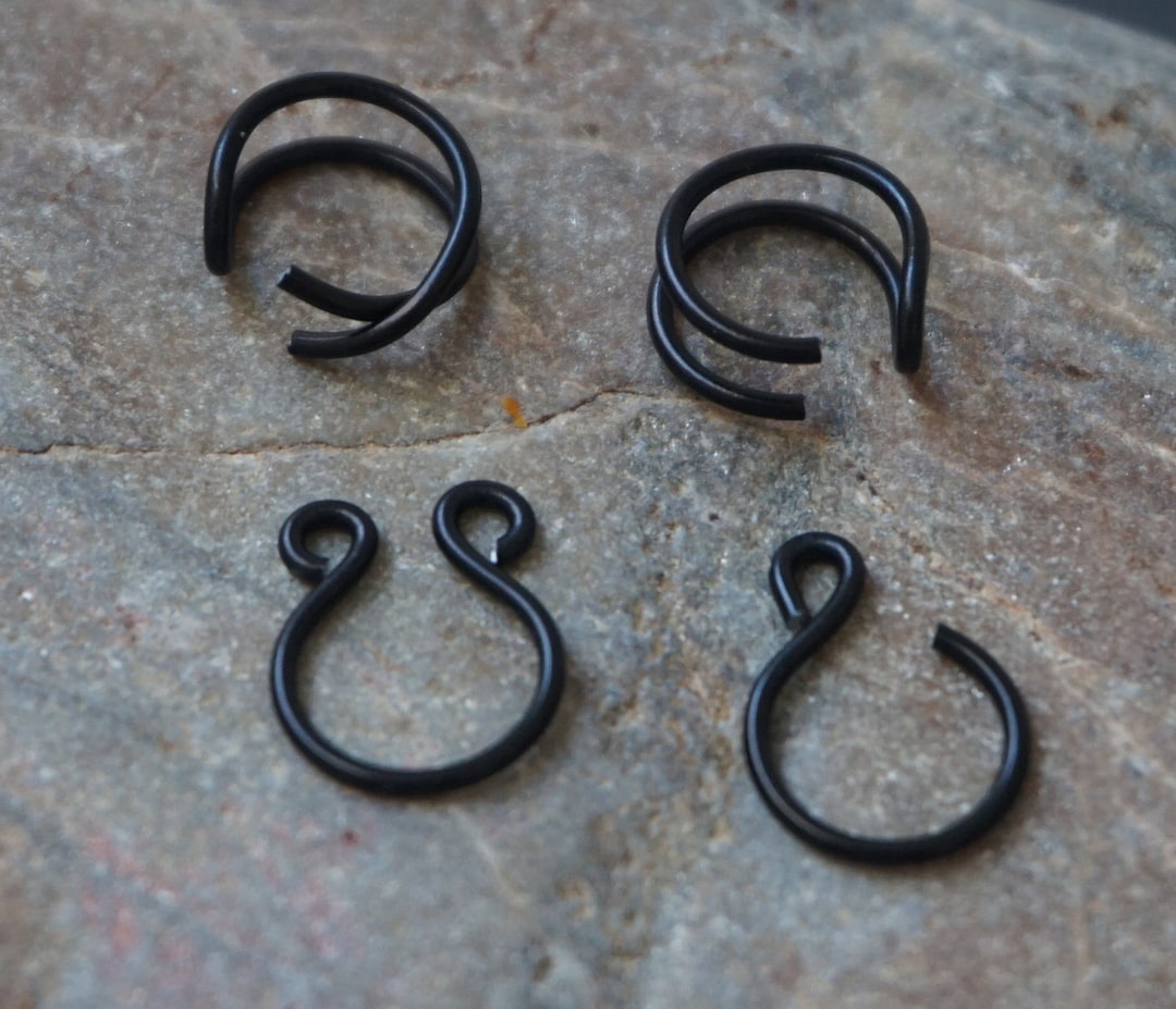 Four Piece Set of Fake Body Jewellery Fake Septum Ring Fake Etsy