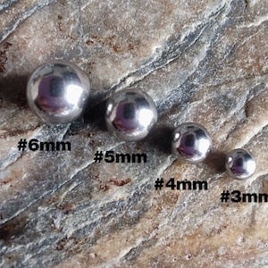 16g Replacement barbell balls, spare barbell balls, 16g balls, extra barbell balls, spare balls for barbell, septum balls,