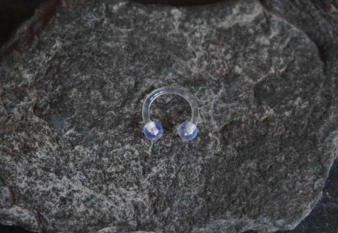 Septum Retainer, Retainer Body Jewellery, Discreet Retainer, Clear Body